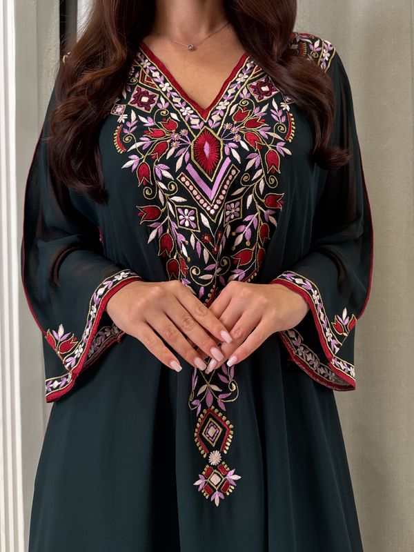 Chiffon Machine Embroidery